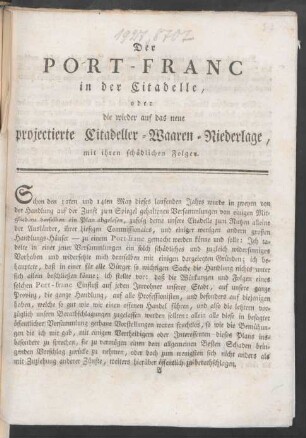 Discours Prononcé dans le Temple de la Raison à Strasbourg, le Décadi 30 Pluviôse, 2.e année de la République françoise, une et indivisible