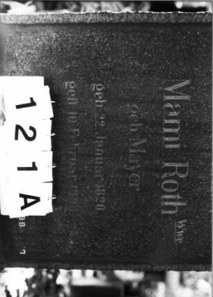 Grabstein 121A