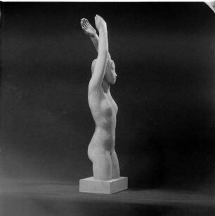 Mädchentorso : Mädchentorso. Holz, geschnitzt (vor 1960; W. Arnold)