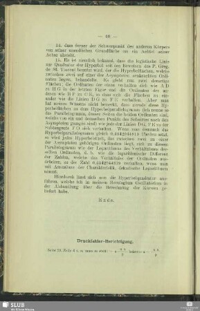 Druckfehler-Berichtigung