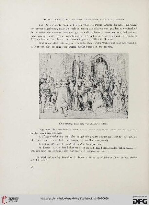 2.Ser. 2.1909: De Nachtwacht en een teekening van A. Dürer