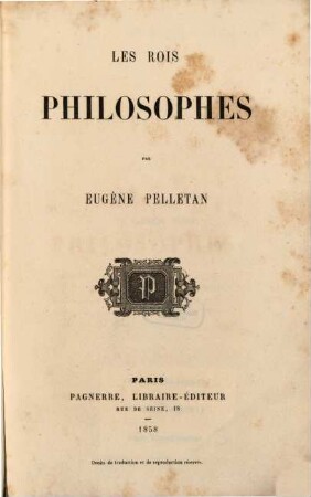 Les rois philosophes