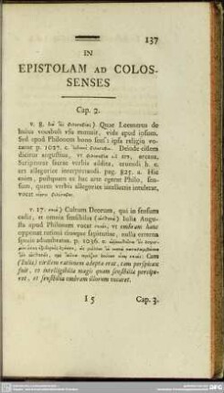 In Epistolam Ad Colossenses