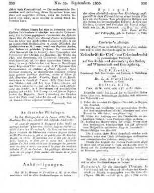An deutsche Philologen.