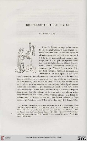 12: De l' architecture civile au Moyen Âge, [1]