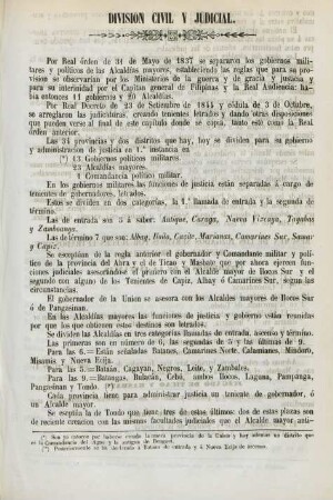 Division civil y judicial