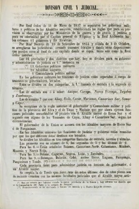 Division civil y judicial