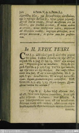 In II. Epist. Petri