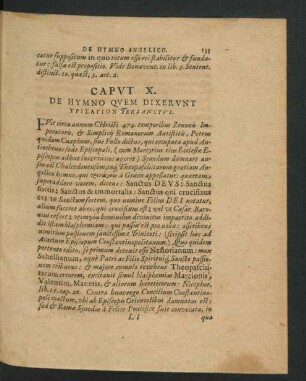 Caput X. De Hymno Quem Dixerunt ... Tersanctus.
