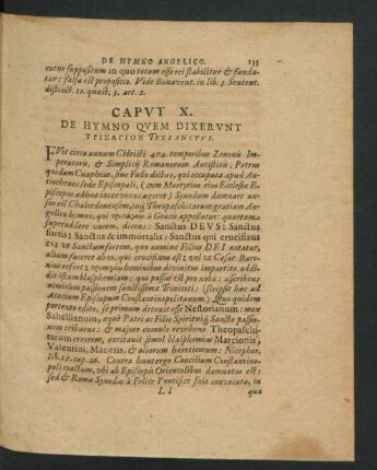 Caput X. De Hymno Quem Dixerunt ... Tersanctus.