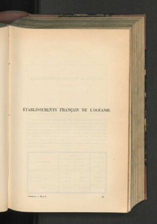 Établissements Francais De L'Océanie.