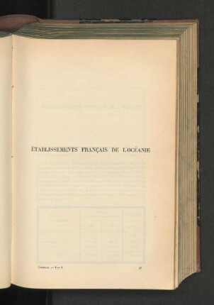 Établissements Francais De L'Océanie.