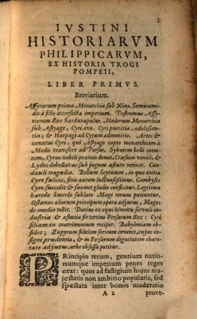 Epitoma historiarum Philippicarum Trogi Pompeii