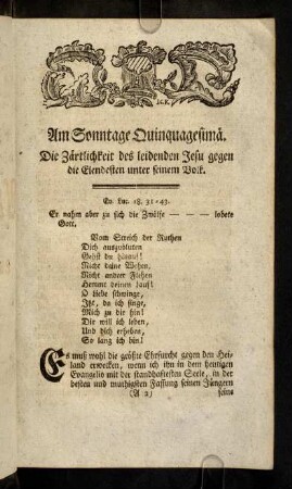 3-29, Am Sonntage Quinquagesimae