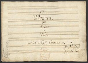 Sonaten; vla, cemb; F-Dur; WenG 107; GraunWV C:XV:83; OloB 11; VdGS GRAUN JG-1