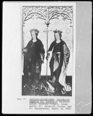 Rechter Innenflügel: Heilige Brigitta und Margaretha
