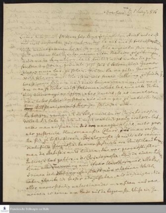 Brief von Henrik Steffens an Christian Keferstein.