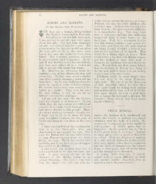 Child burial