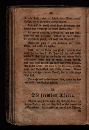32. Die fremden Thiere.