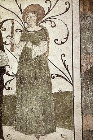 Vier heilige Jungfrauen ( Barbara, Katharina, Odilia und Genovefa?)