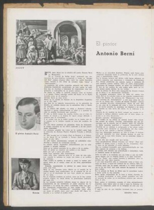 El pintor Antonio Berni