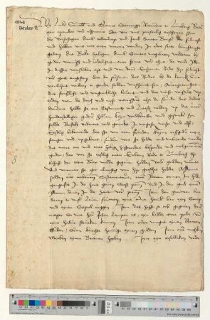 Testament der Beke, Witwe des Dirick Stintes (Hausbäckers), besiegelt von den Ratsmannen Lutke Semmelbecker und Clawes Stoterogge an Hand von Zeugenaussagen.
