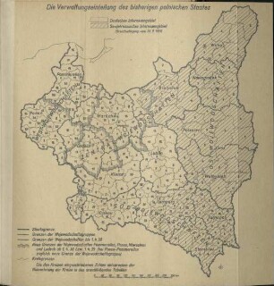 Die Verwaltungseinteinteilung des bisherigen polnischen Staates