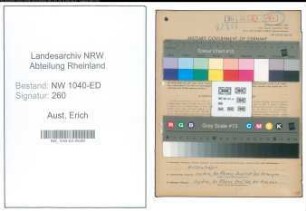 Entnazifizierung Erich Aust , geb. 20.08.1901 (Lehrer)