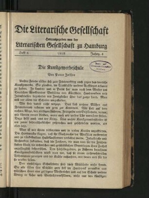 Die Kunstgewerbeschule