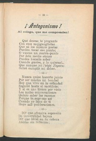 ¡Antagonismo! : Al colega, que me comprenden!