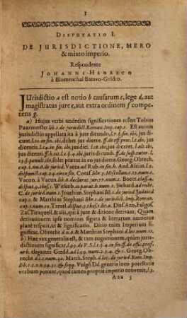 Philippi-Henrici Hoenonii U.J.D. Disputationum Juridicarum Libri Tres, Ad Principis augustissimi & sacratissimi Imperatoris Justiniani Jus Civile : De Qvibvs, Ipso Praeside, In Florentissima Potentissimorum Saxoniae Principum Academia Salana, quae Jenae est, & in illustri Nassovica, superioribus annis disputarunt juvenes Legum & Juris studiosissimi; quorum nomina singulis disputationibus adscripta sunt. Adjecta est disputatio Auctoris in celeberrima Academia Marpurgensi die 27. Julii anno 1604. pro gradu Doctoratus habita, Lib. II.. Ad selectas aliquot Pandectarum materias