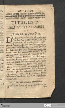 Titulus IV.