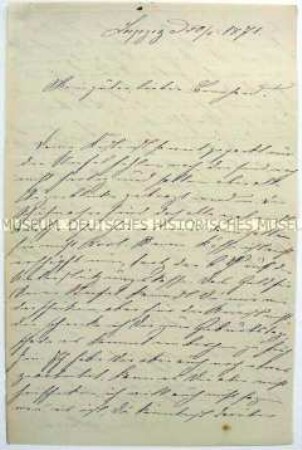 Brief an Bernhard Rostosky