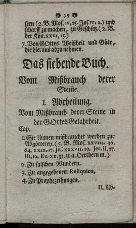 Das siebende Buch.