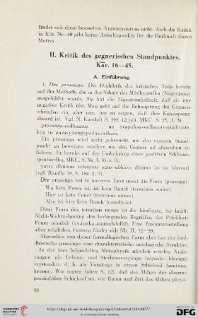 II. Kritik des gegnerischen Standpunktes. Kār. 16-45