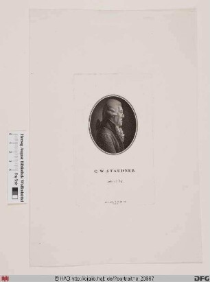 Bildnis Christoph Wilhelm Staudner