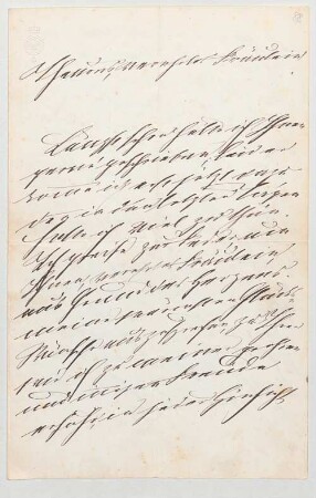 Ludwig II. von Bayern (1845 - 1886) Autographen: Brief von Ludwig II. an Josefine Schefzky - BSB Autogr.Cim. Ludwig .88