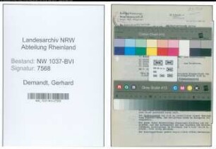 Entnazifizierung Gerhard Demandt , geb. 13.03.1909 (Betriebsleiter)