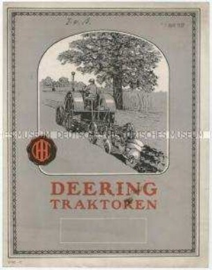 Traktoren der Firma Deering International Harvester Company