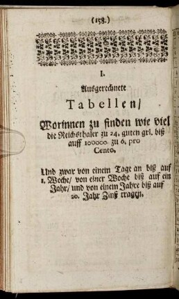 [Zinß-Rechnung auf Reichsthaler]