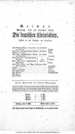 Die deutschen Kleinstädter