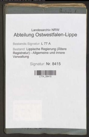 Straßenbau.- Straßenzug I.- Distrikt 6 Apenberg-Noltenkrug