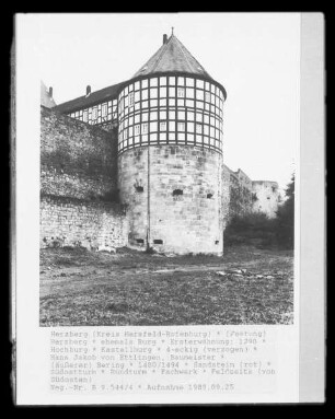 Burg Herzberg — Oberburg — Südostturm