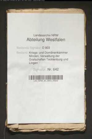 Zustand der Kaldemeyerschen (Caldemeyerschen) Stätte in der Vogtei Ledde