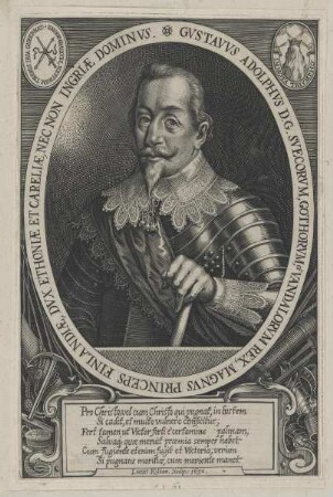Bildnis des Gvstavvs Adolphvs, König von Schweden