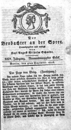 49. Stueck, 4. Dezember 1826