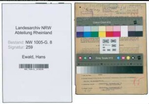 Entnazifizierung Hans Ewald , geb. 09.11.1917 (Lackierer)