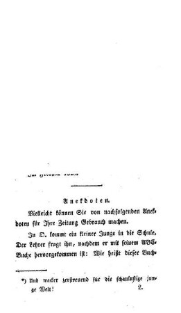 Anekdoten