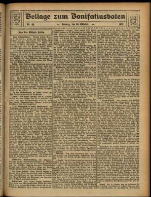 Zweite Ausgabe vom Sonntag, den 30. Oktober 1927.