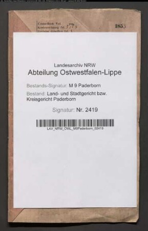 Erblasser: Schnietz gt. Dörenkamp, Theresia, geb. Mertens: